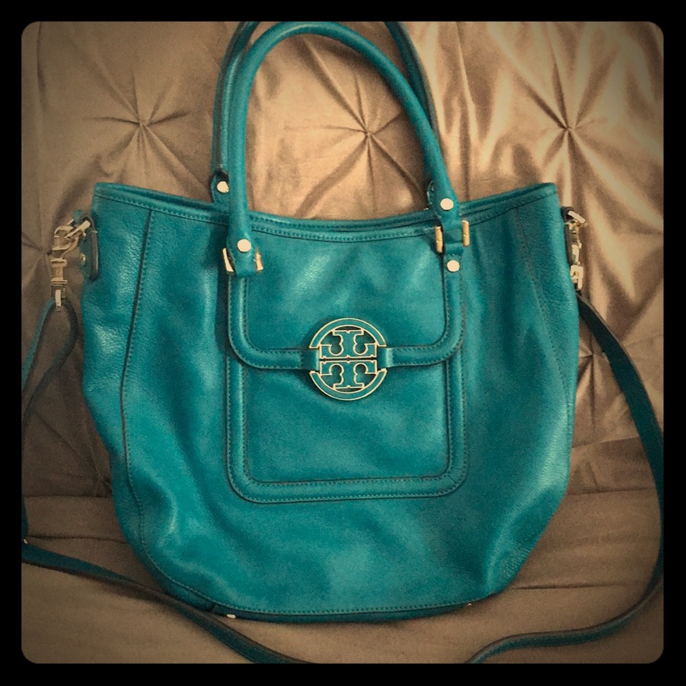 Teal Tory Burch Amanda Bag. Like New